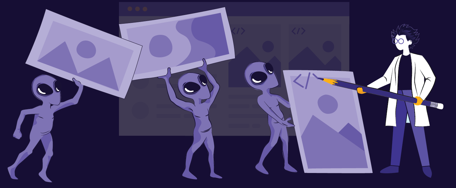 illustration of a blog post: Alt Text Optimization Best Practices to Increase Indexability 